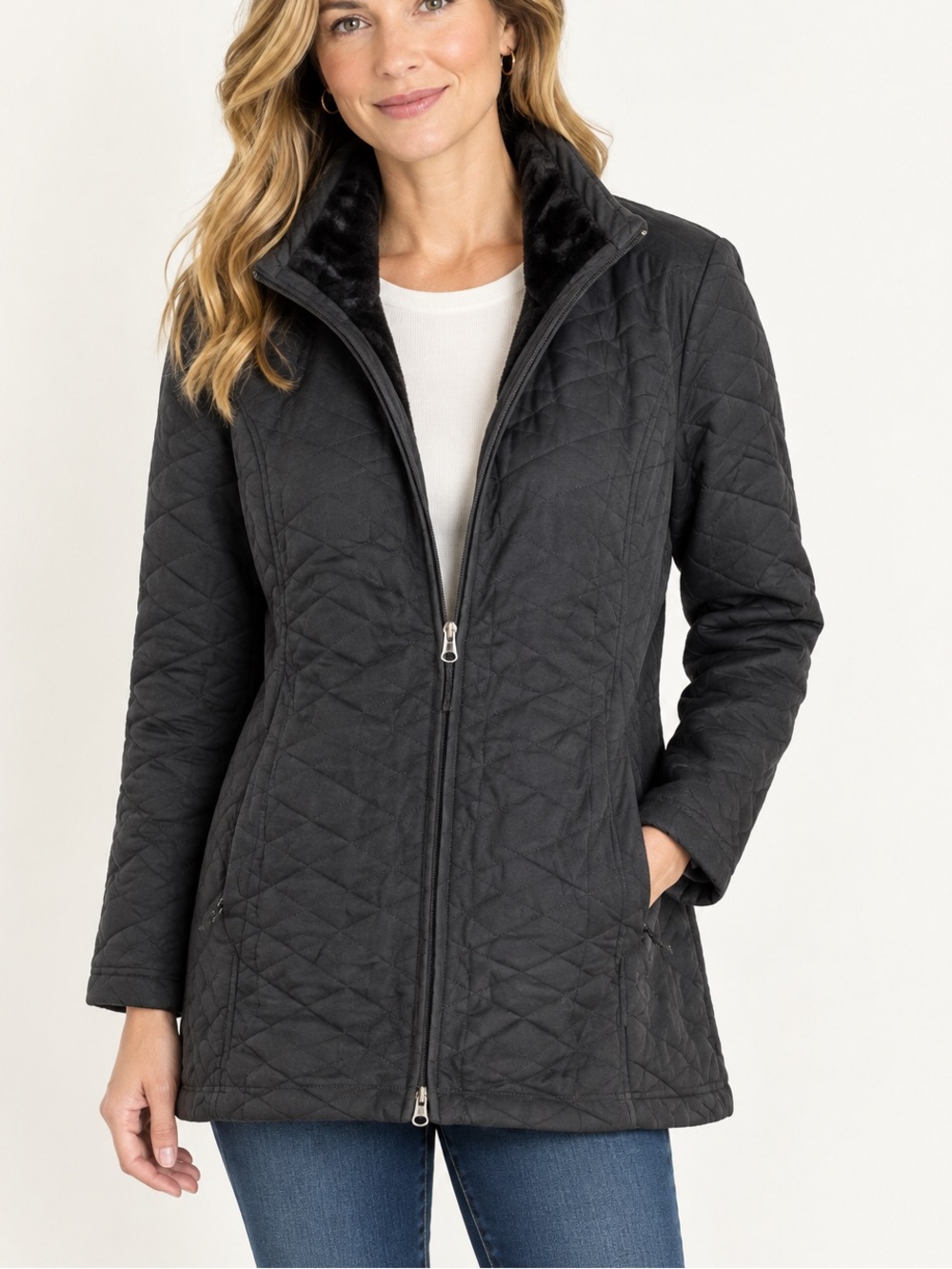 L.L.Bean Plush-Lined Quilted Jacket - Cozy Heritage
Warmth (SM Petite)...